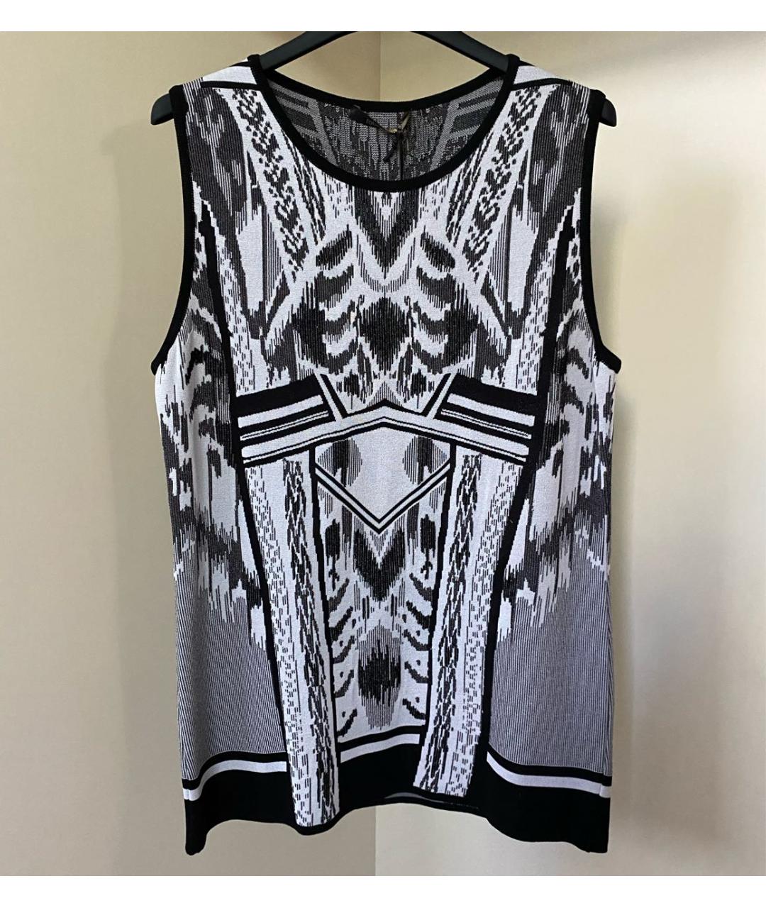 ROBERTO CAVALLI Черный вискозный джемпер / свитер, фото 2