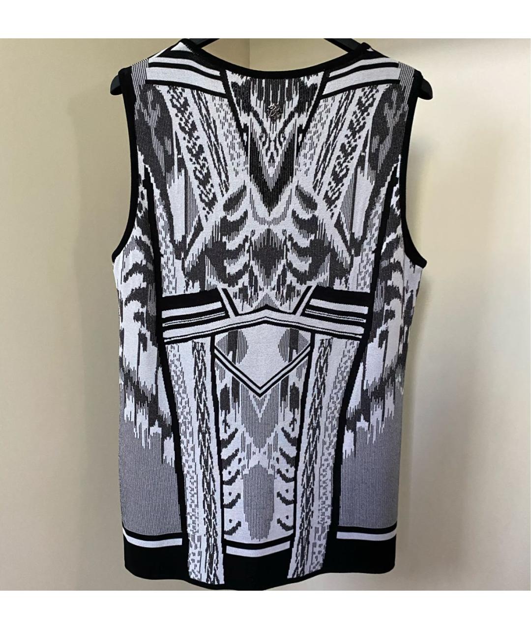 ROBERTO CAVALLI Черный вискозный джемпер / свитер, фото 3