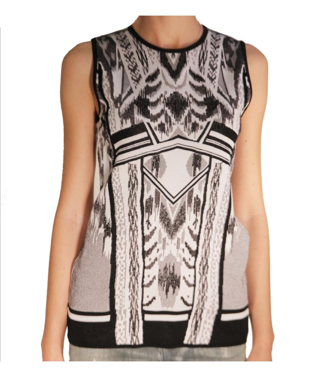 ROBERTO CAVALLI Черный вискозный джемпер / свитер, фото 7