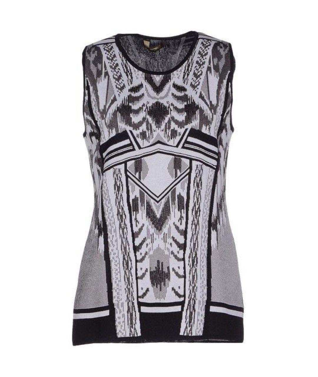 ROBERTO CAVALLI Черный вискозный джемпер / свитер, фото 9