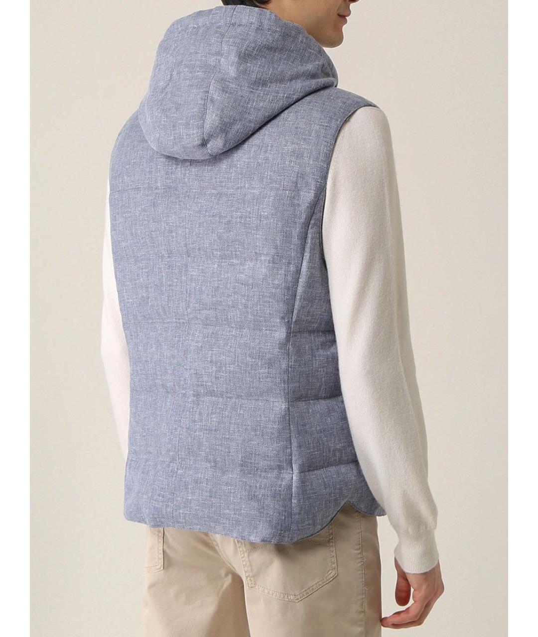 BRUNELLO CUCINELLI Льняной жилет, фото 4