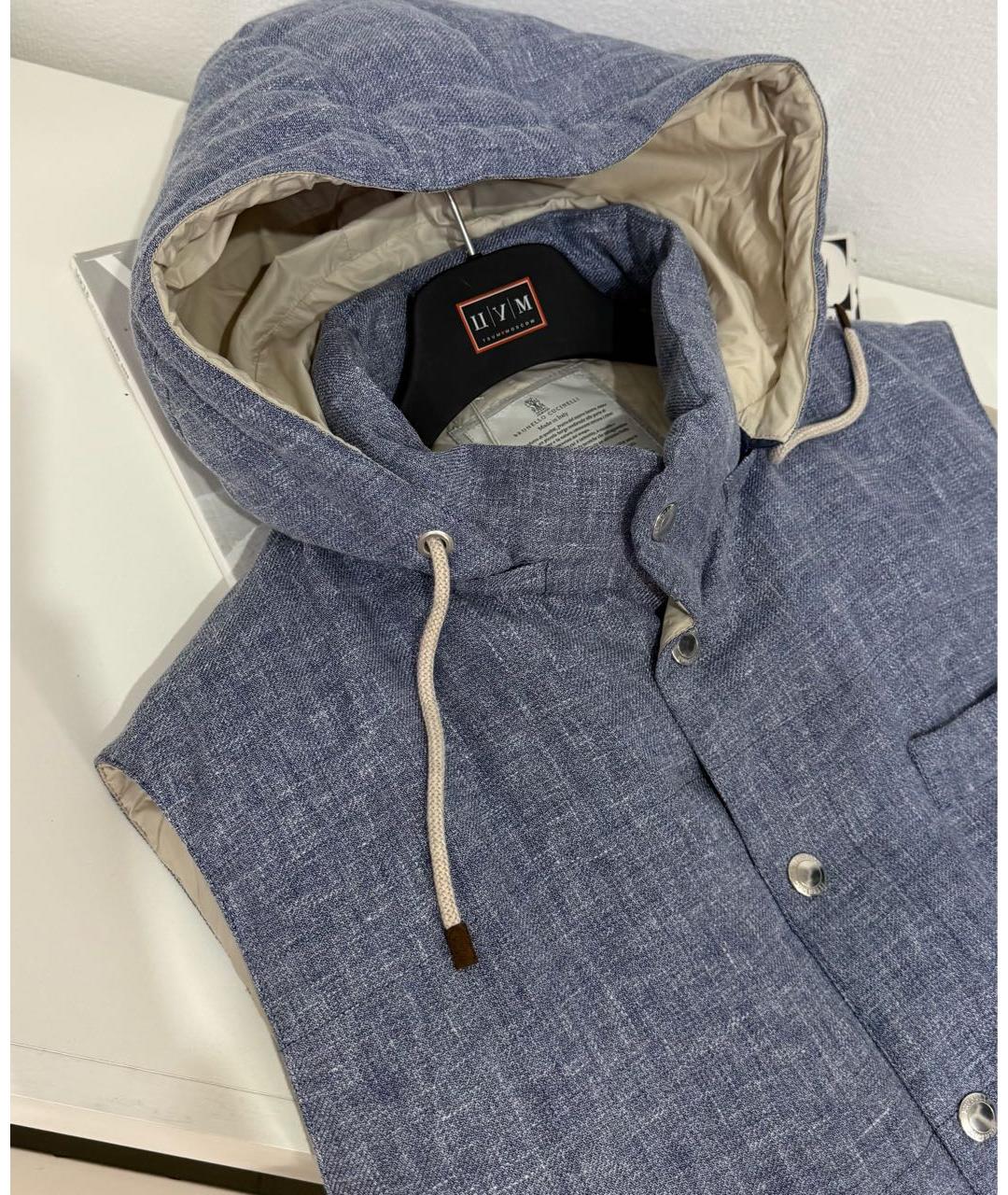 BRUNELLO CUCINELLI Льняной жилет, фото 5