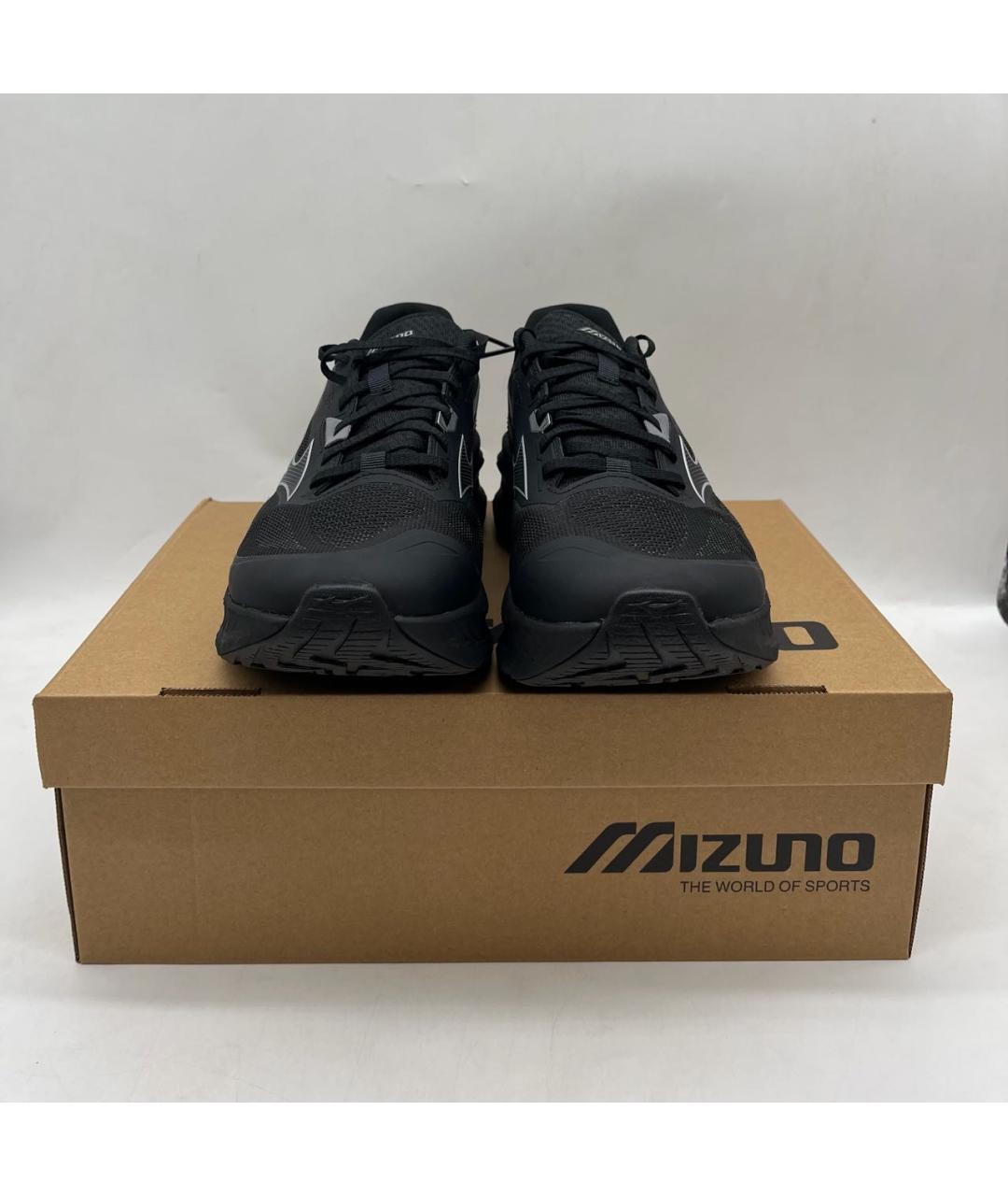 MIZUNO Черные текстильные низкие кроссовки / кеды, фото 2