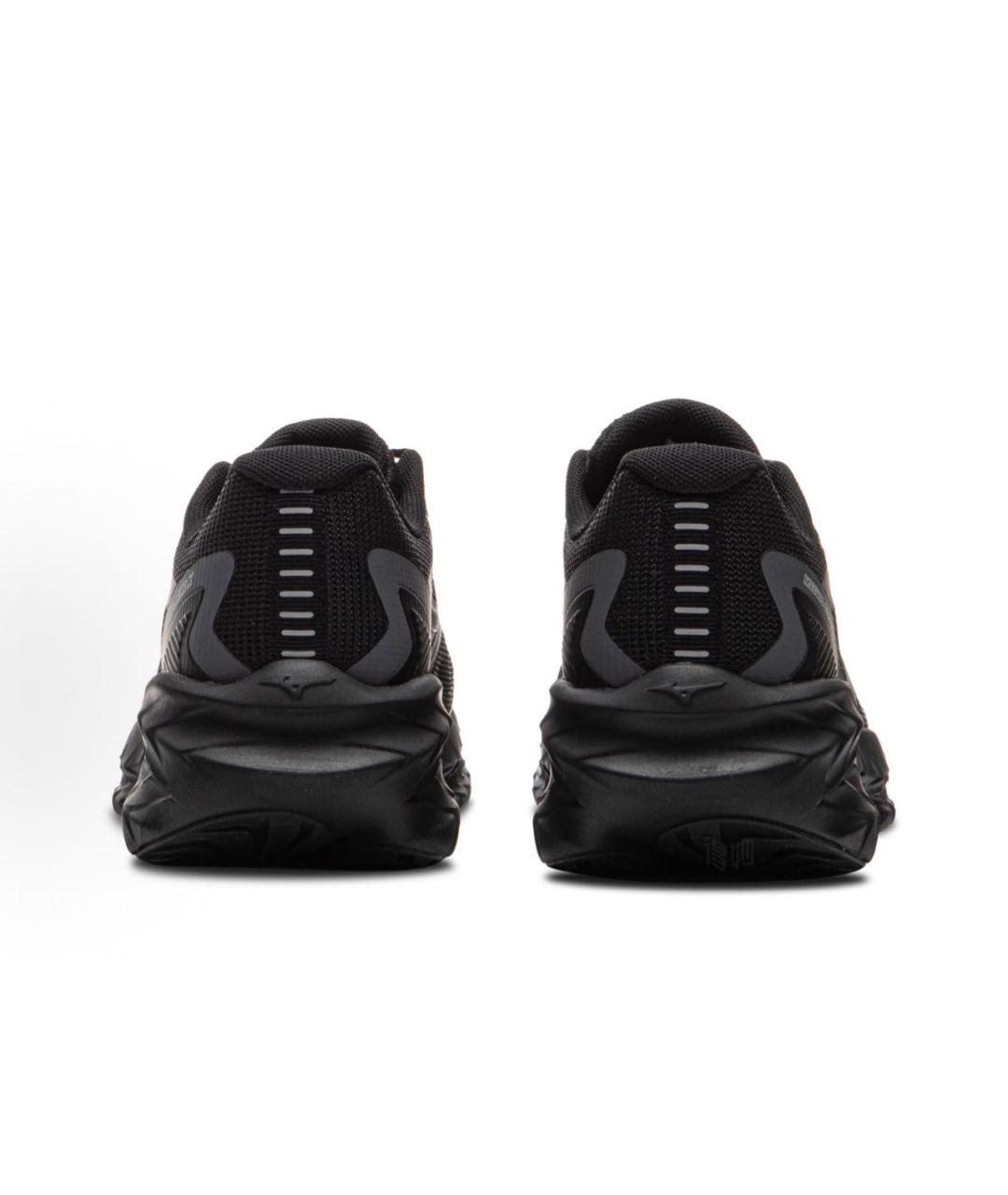 MIZUNO Черные текстильные низкие кроссовки / кеды, фото 4