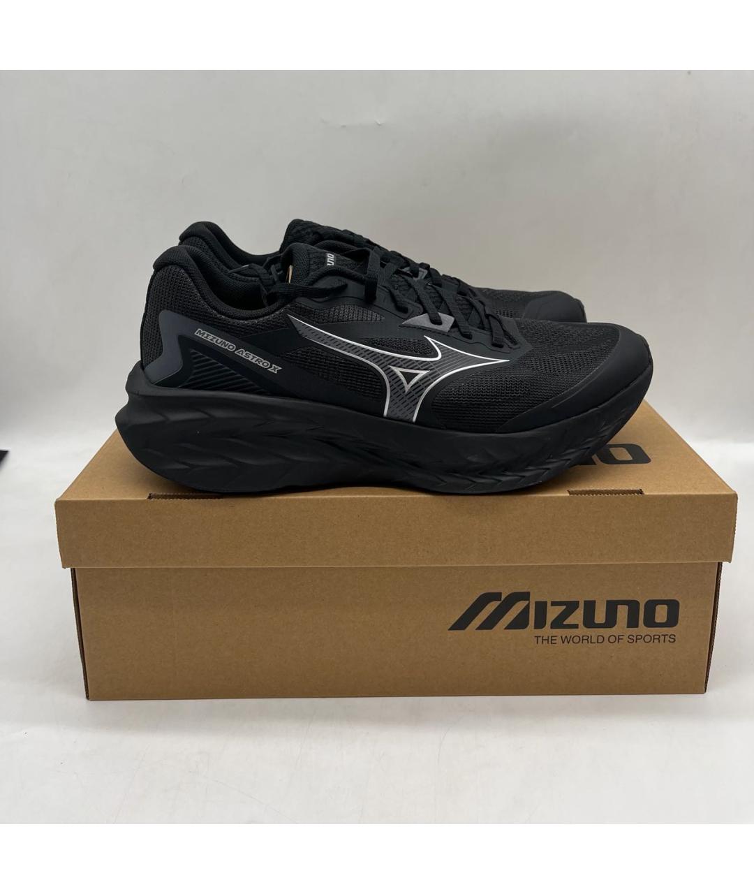 MIZUNO Черные текстильные низкие кроссовки / кеды, фото 7