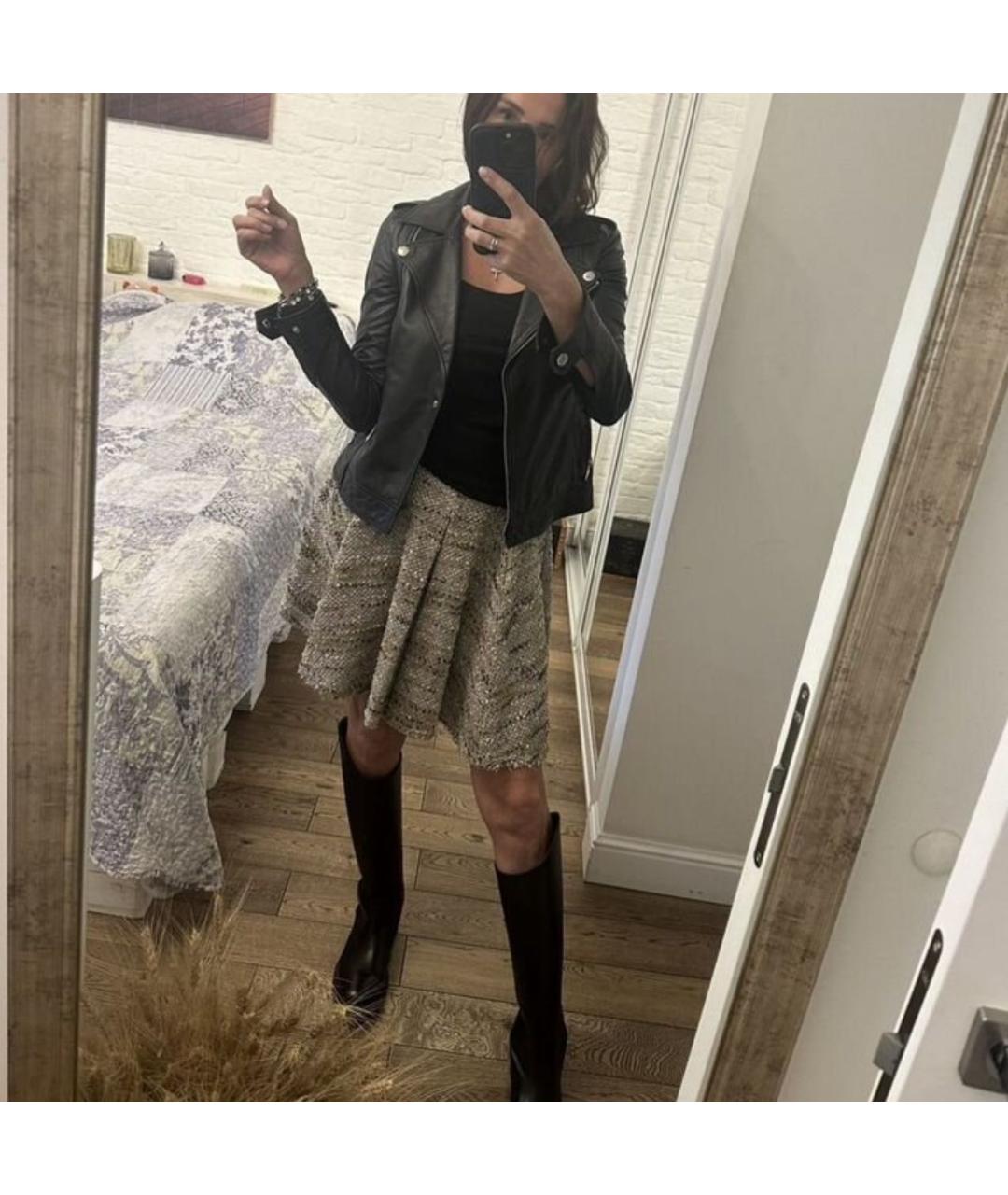 JIL SANDER Черные кожаные сапоги, фото 6