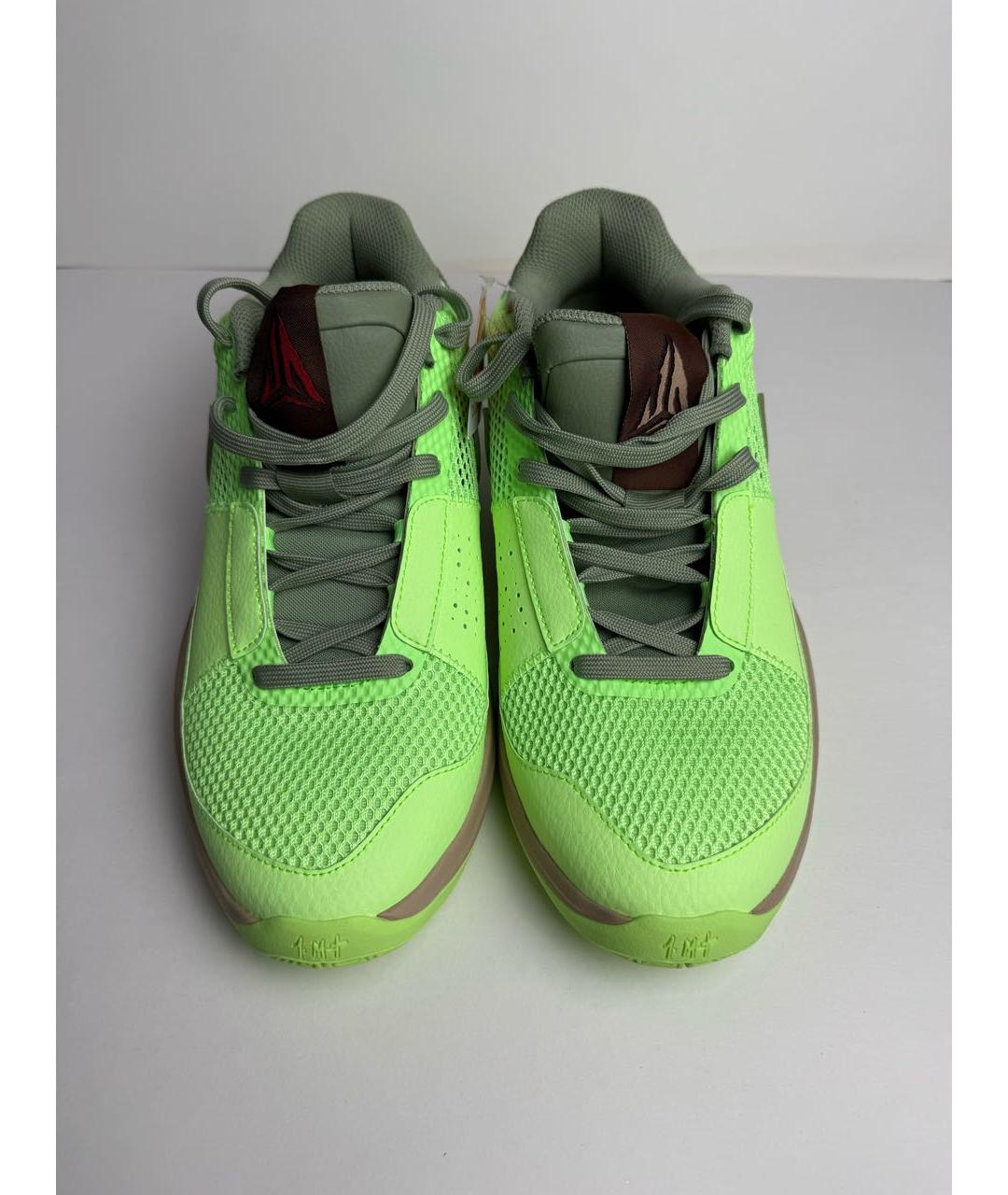 NIKE Салатовые текстильные низкие кроссовки / кеды, фото 2