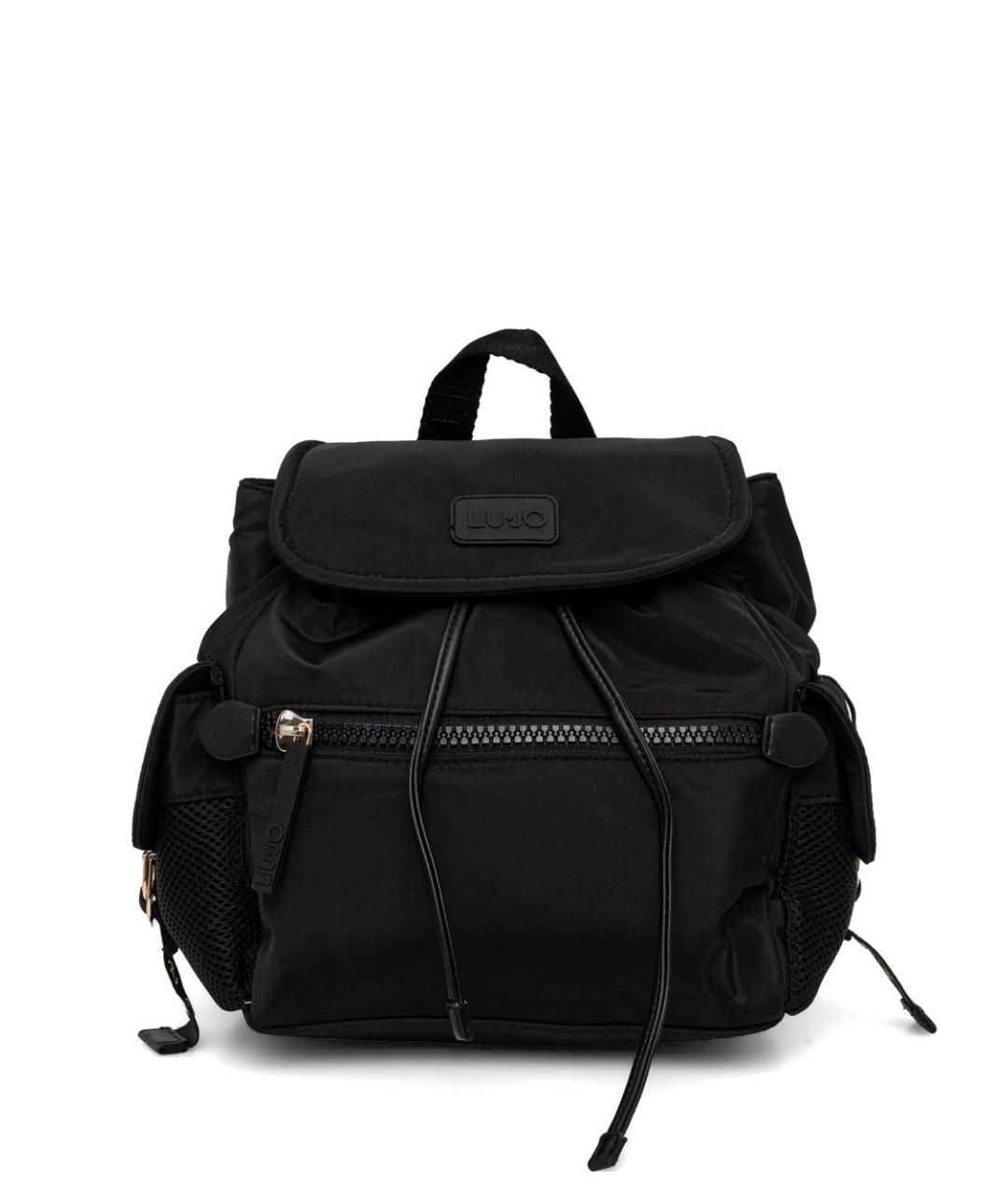 LIU JO Черный синтетический рюкзак, фото 1