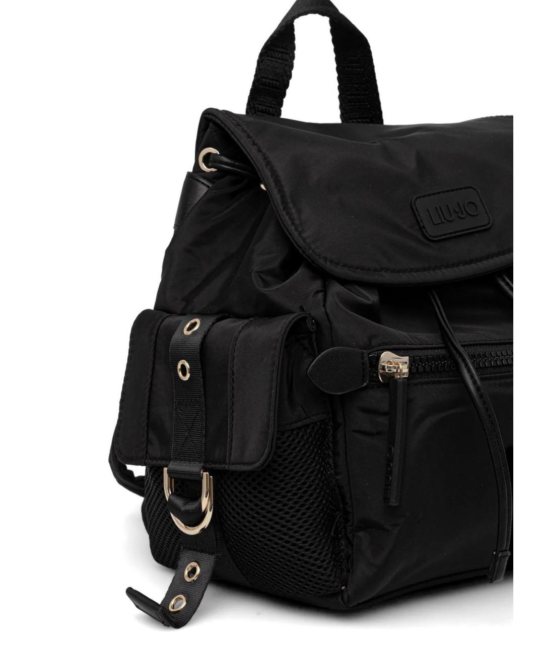LIU JO Черный синтетический рюкзак, фото 2