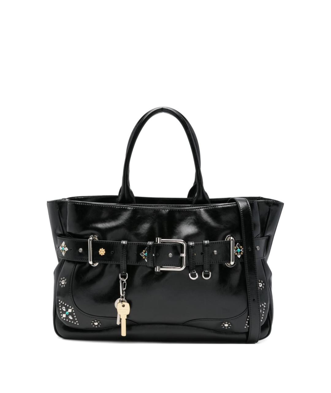 OSOI Черная кожаная сумка тоут, фото 1