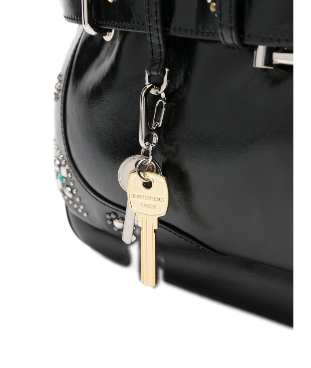 OSOI Черная кожаная сумка тоут, фото 4