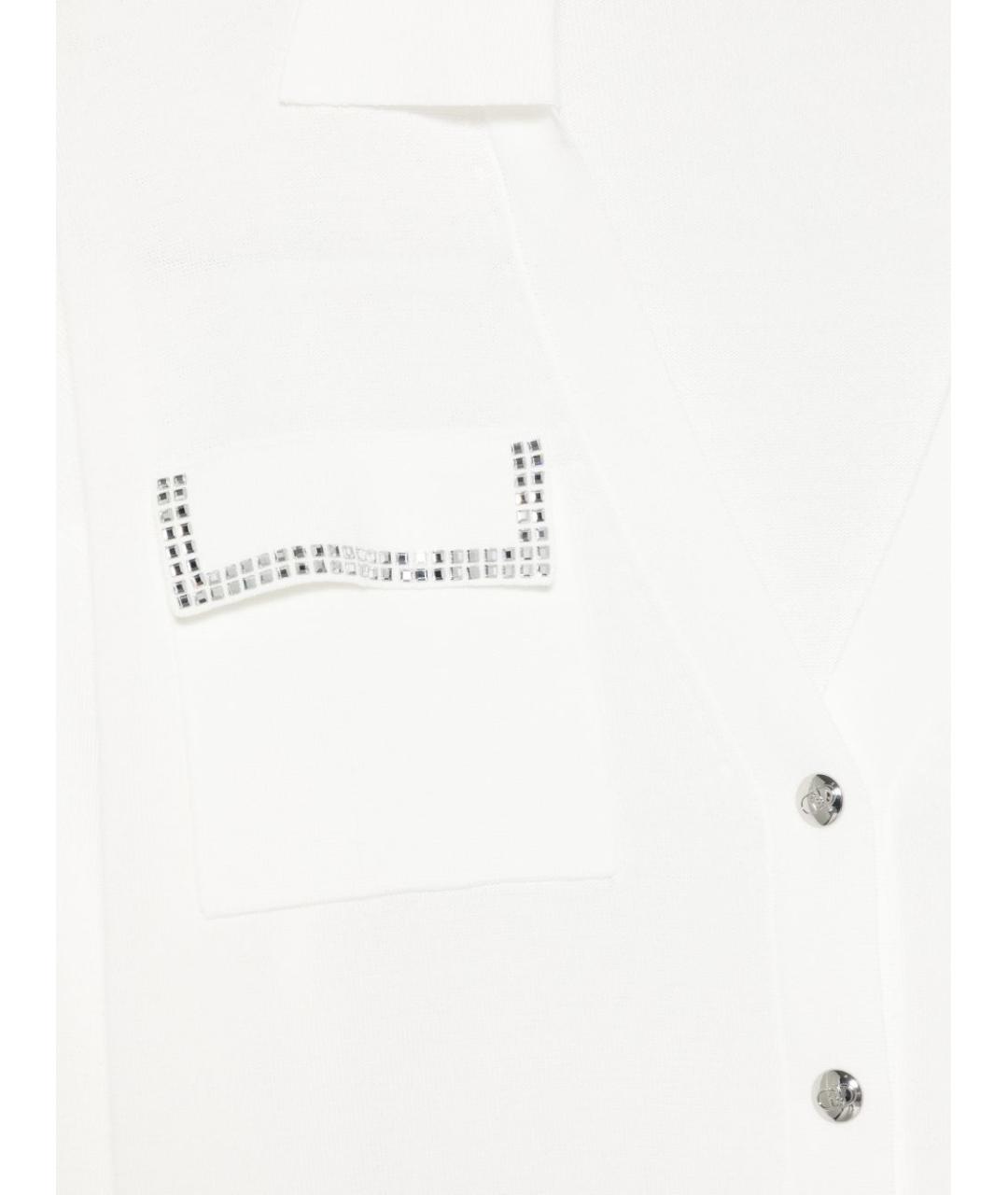 LIU JO Белый вискозный кардиган, фото 2