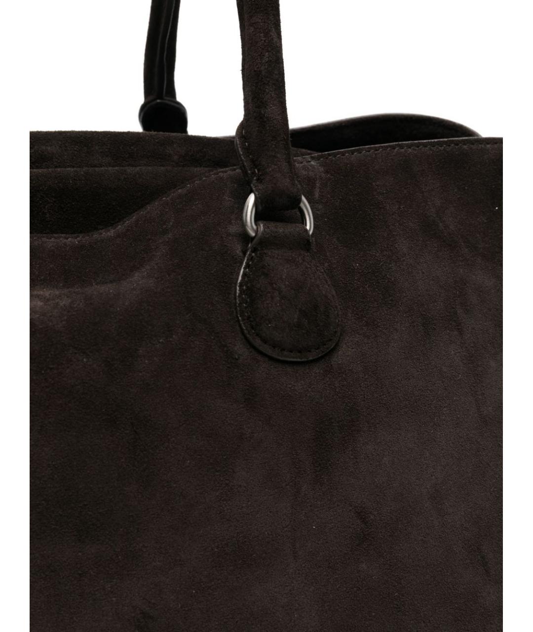 OSOI Коричневая кожаная сумка тоут, фото 2