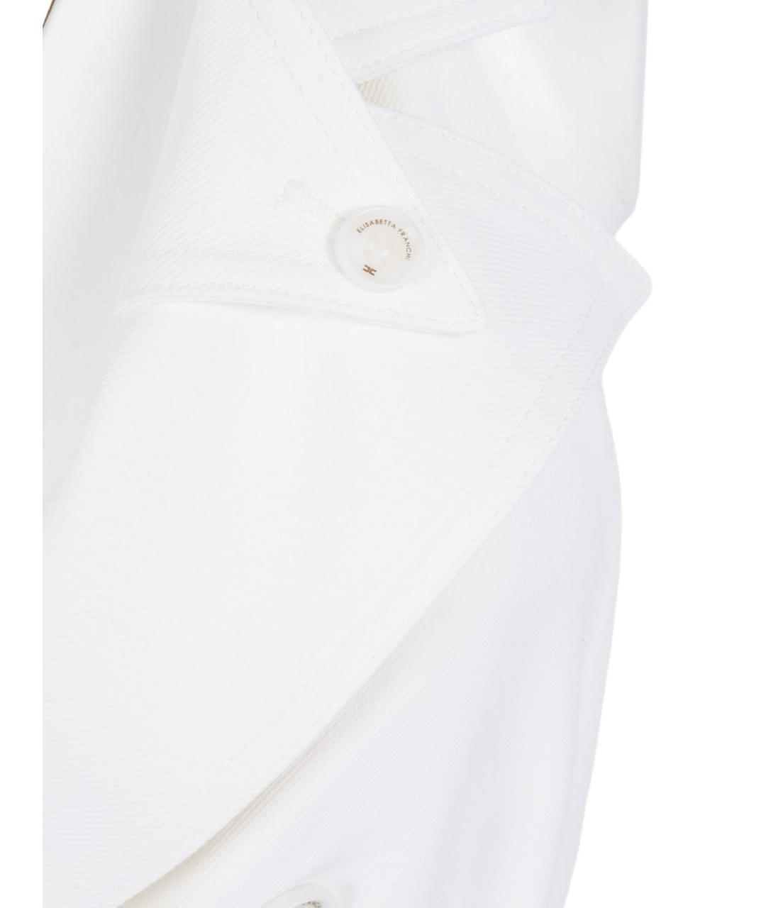 ELISABETTA FRANCHI Бежевый вискозный жилет, фото 2