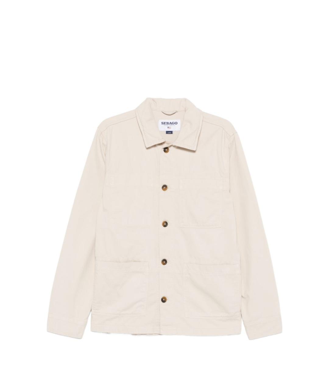 SEBAGO Бежевая хлопковая куртка, фото 4