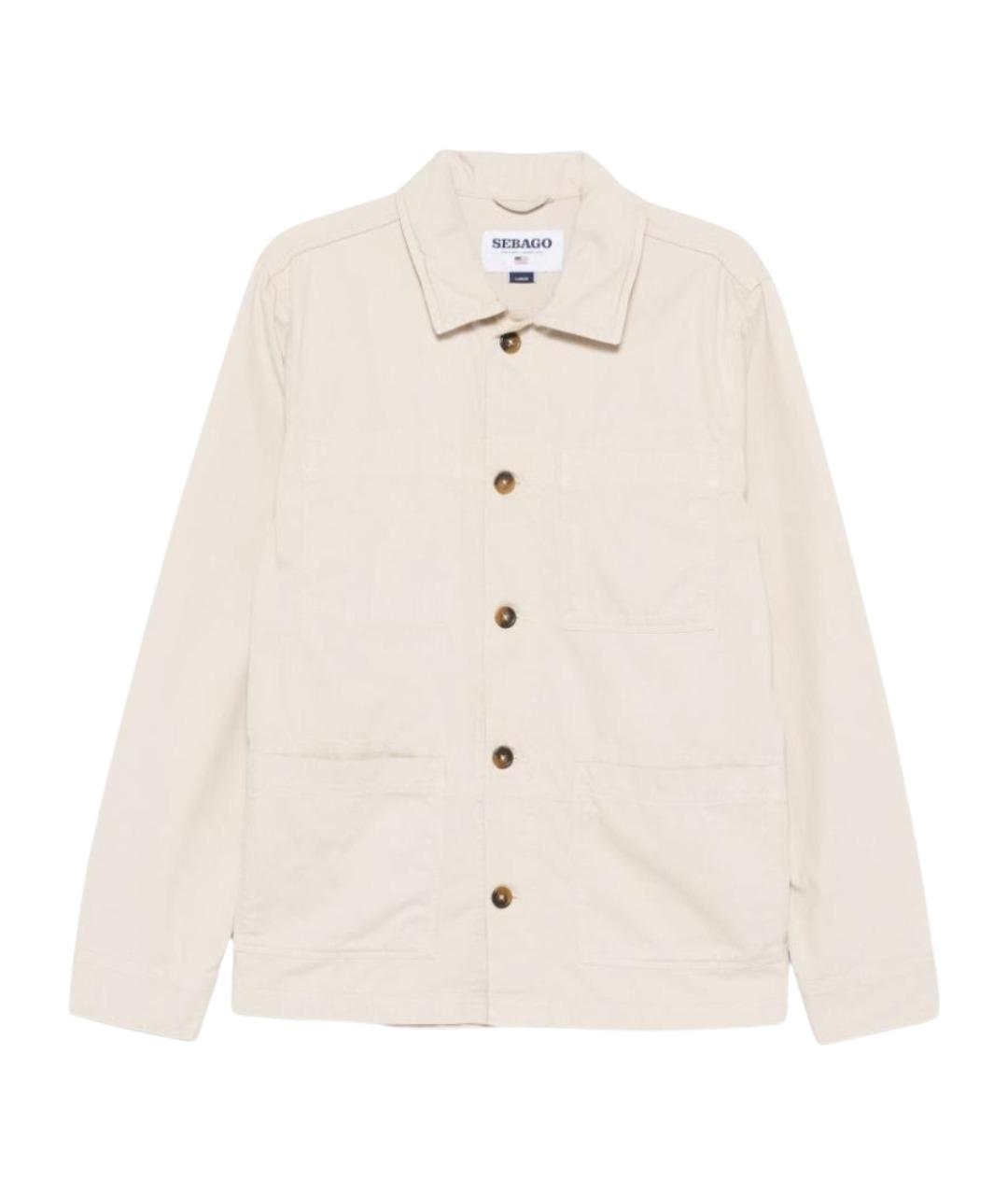 SEBAGO Бежевая хлопковая куртка, фото 1