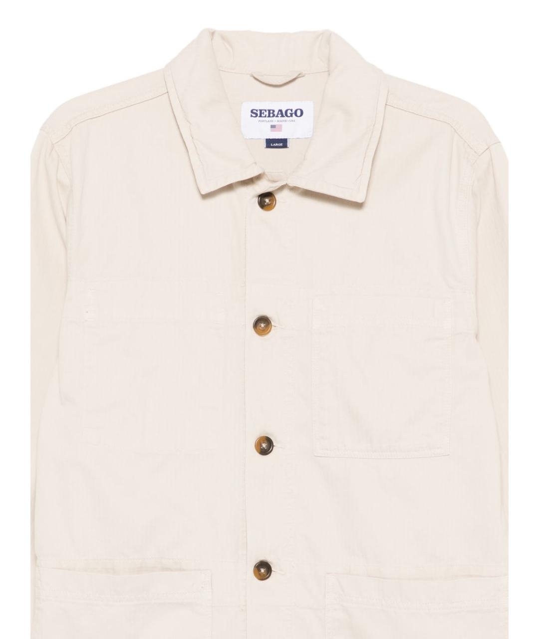 SEBAGO Бежевая хлопковая куртка, фото 3