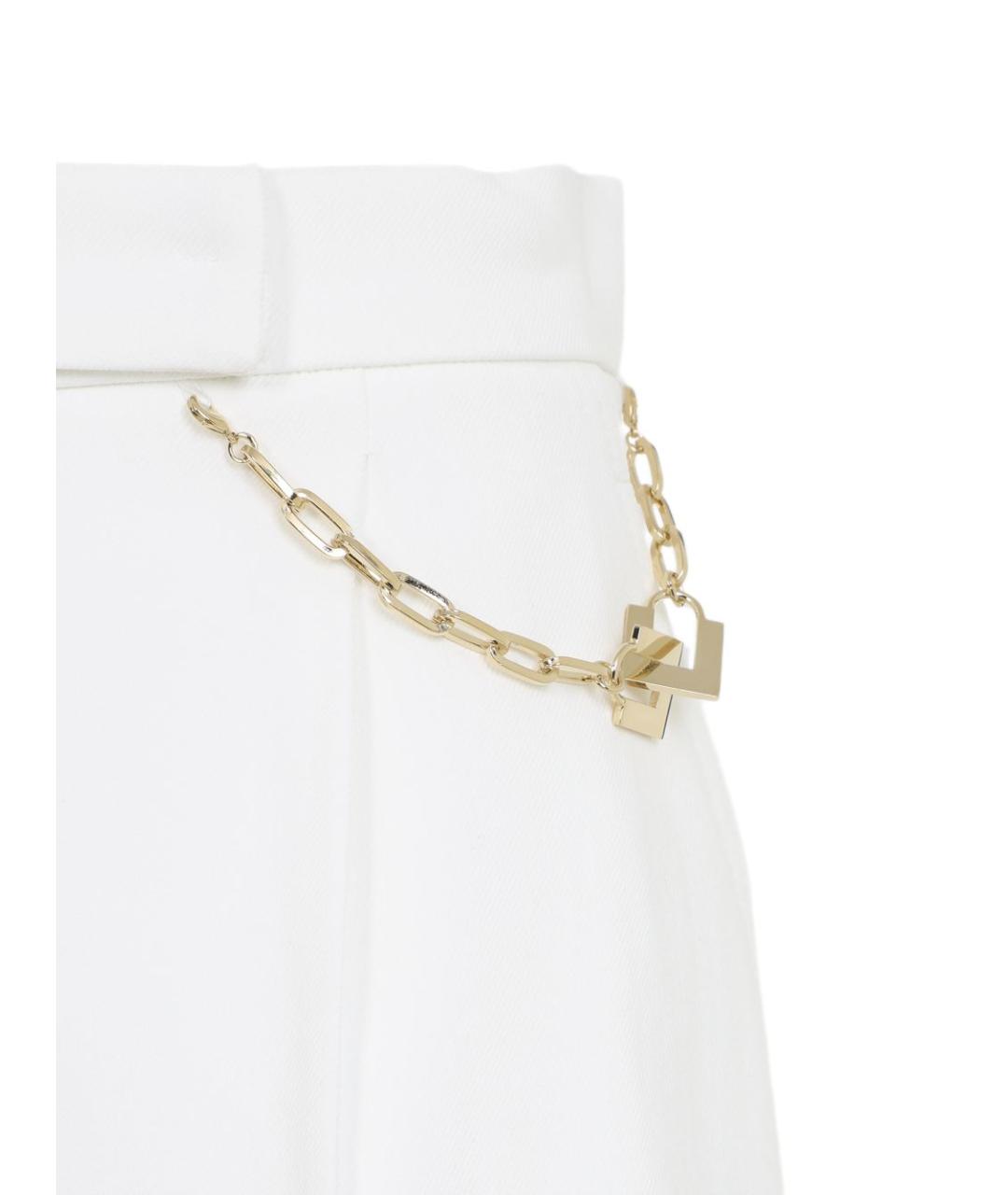 ELISABETTA FRANCHI Белые шорты, фото 3