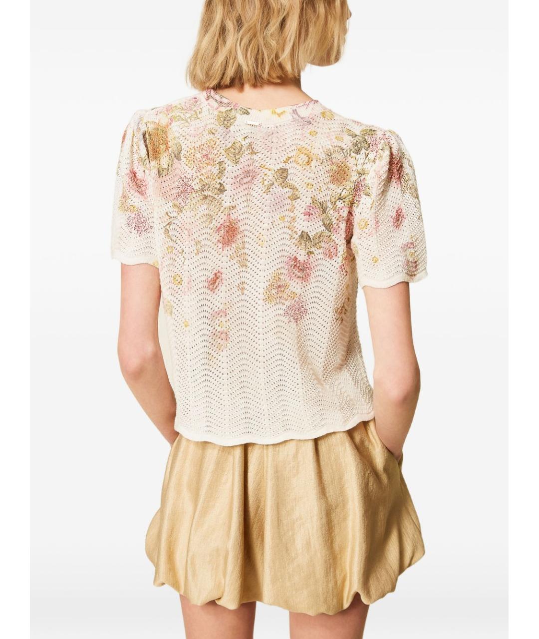 TWIN-SET Мульти льняной джемпер / свитер, фото 3