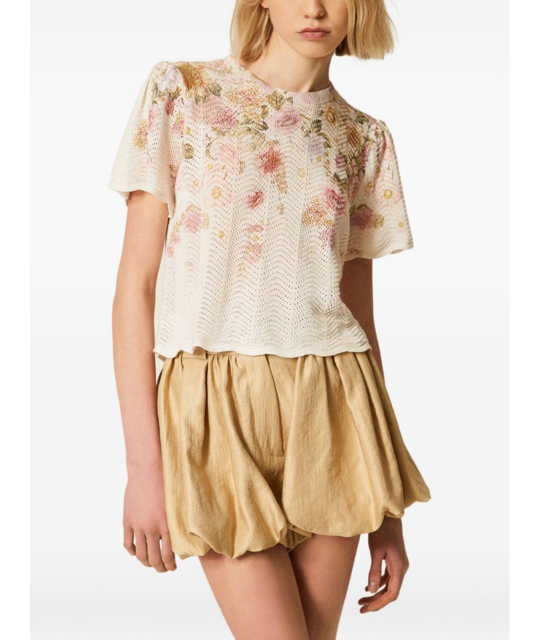 TWIN-SET Мульти льняной джемпер / свитер, фото 2