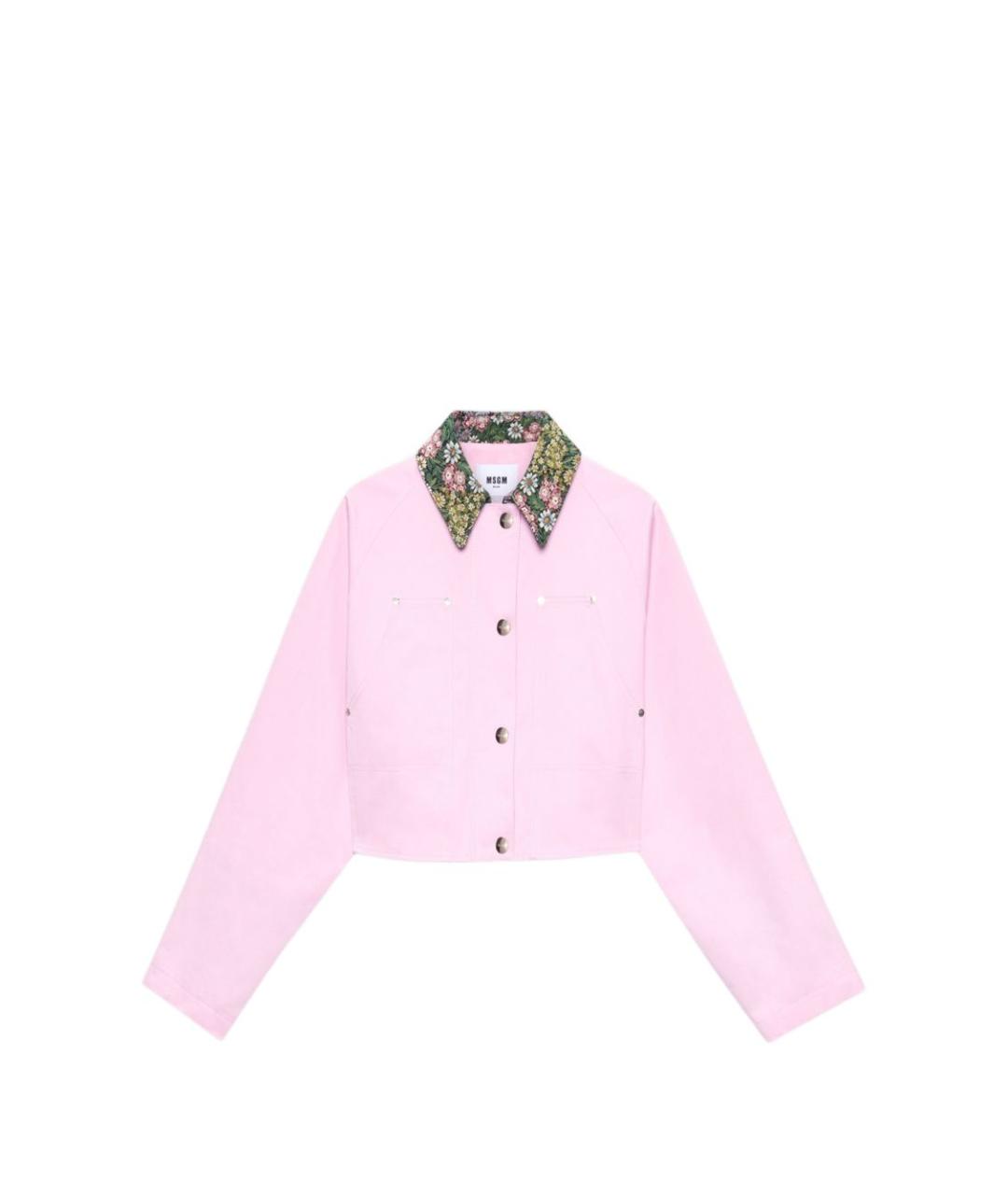 MSGM Розовая хлопковая куртка, фото 1