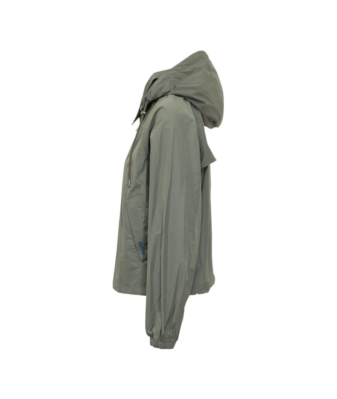 BARBOUR Зеленая хлопковая куртка, фото 4