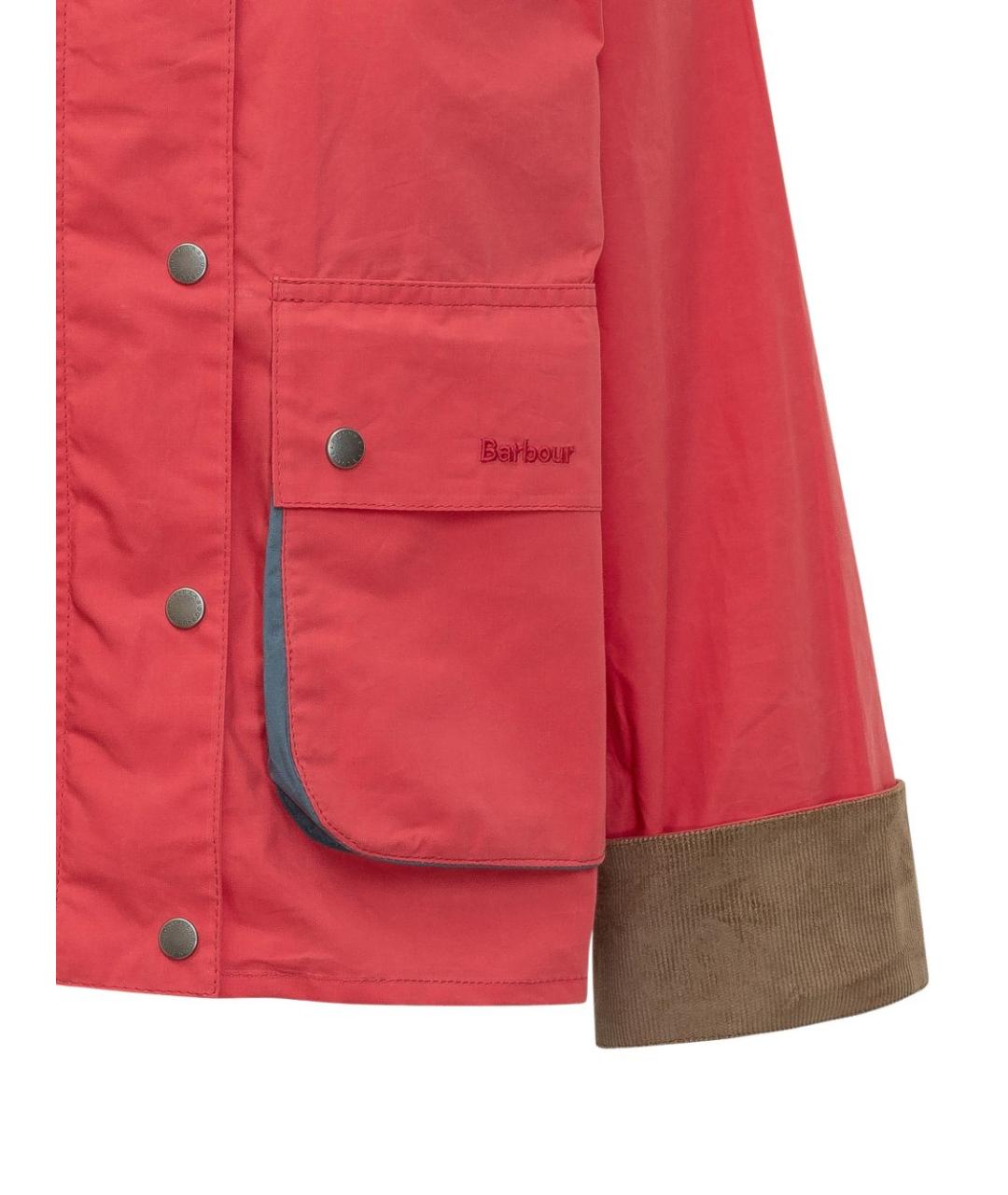 BARBOUR Розовая хлопковая куртка, фото 4