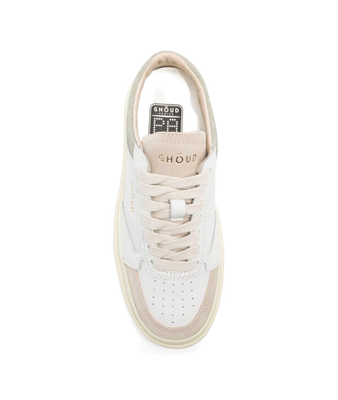 GHOUD Белые кожаные кеды, фото 3