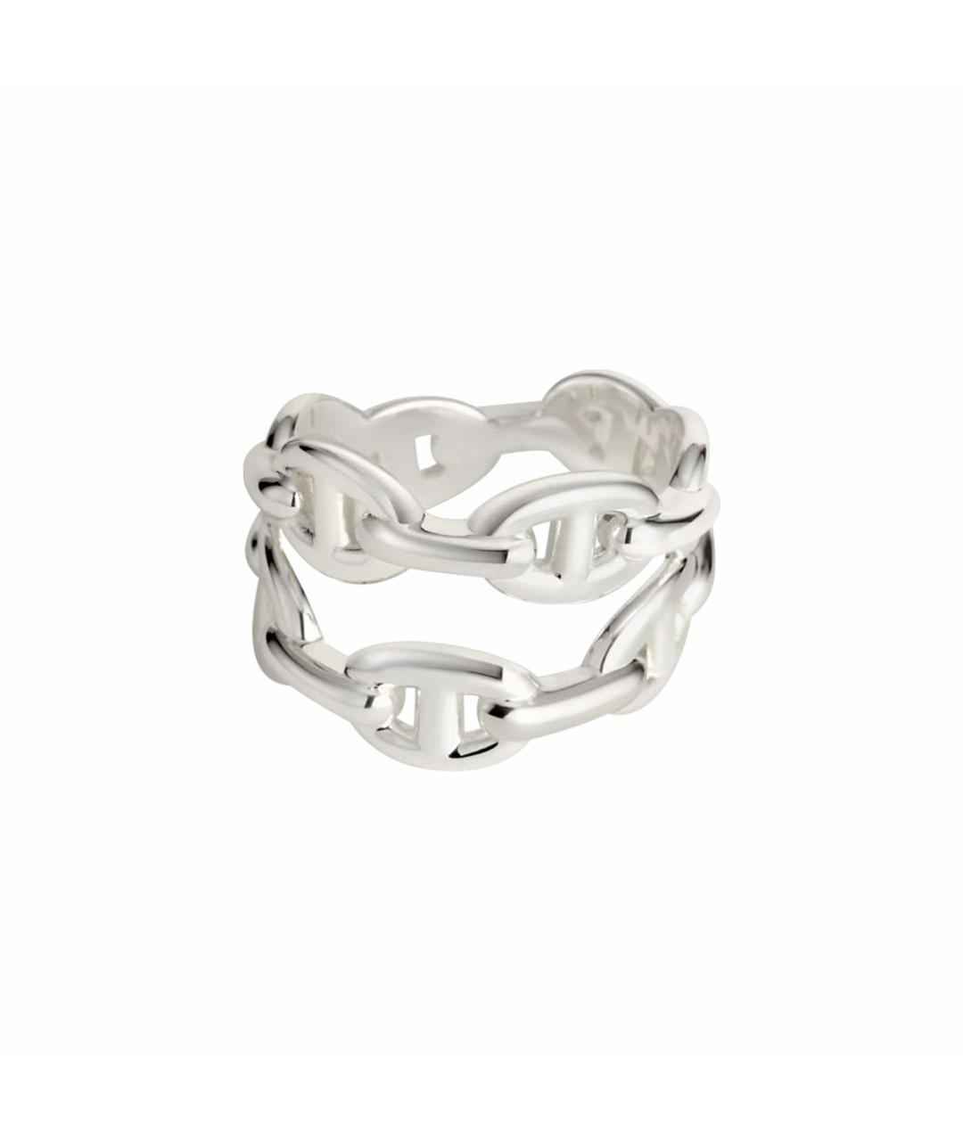 HERMES Серебряное серебряное кольцо, фото 1