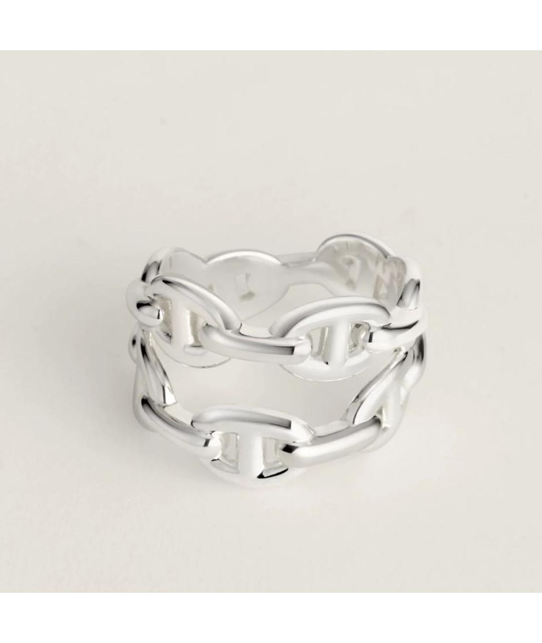 HERMES Серебряное серебряное кольцо, фото 3