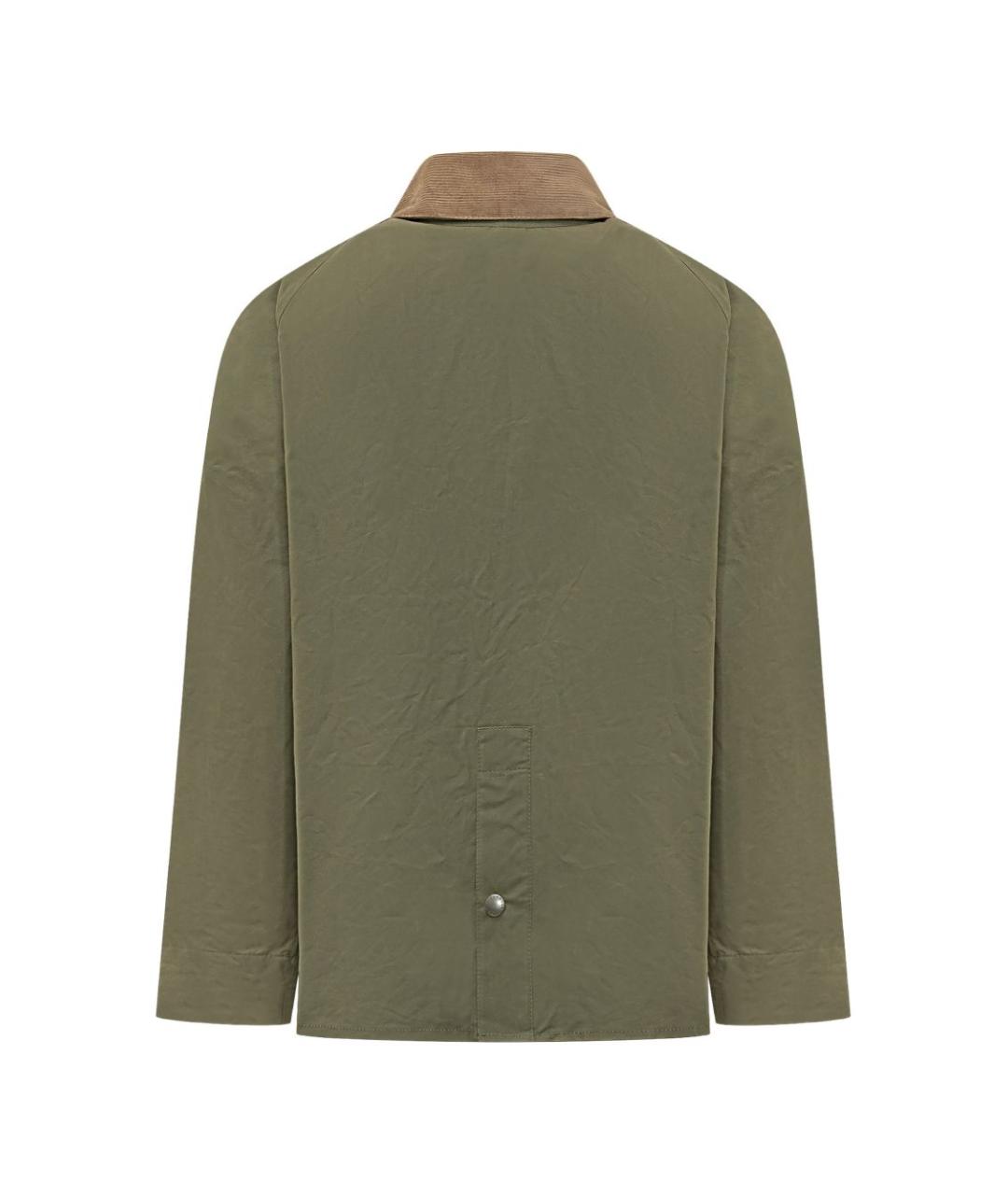 BARBOUR Зеленая хлопковая куртка, фото 3