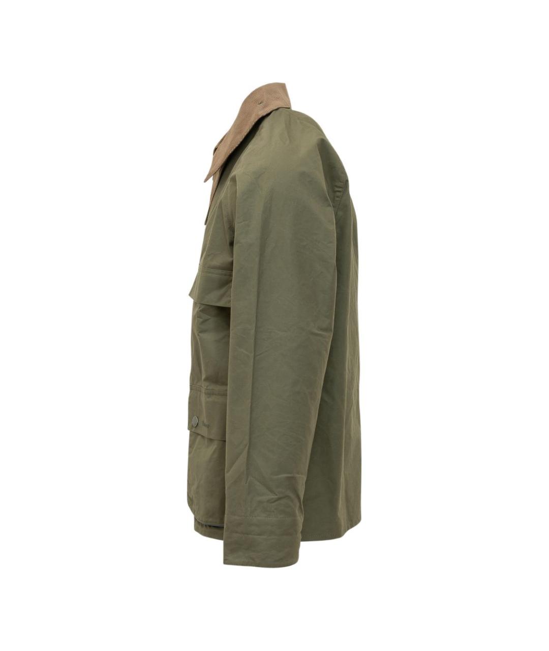 BARBOUR Зеленая хлопковая куртка, фото 2