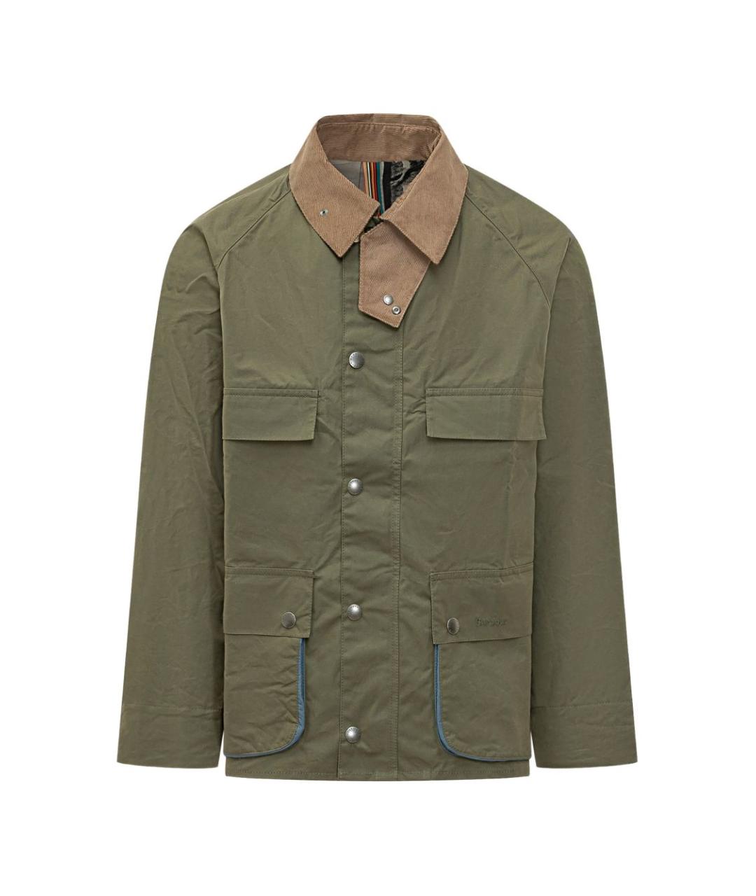 BARBOUR Зеленая хлопковая куртка, фото 1
