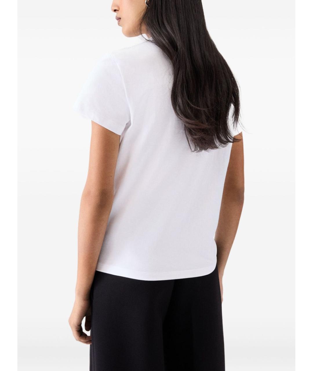 JACQUEMUS Белая хлопковая футболка, фото 3