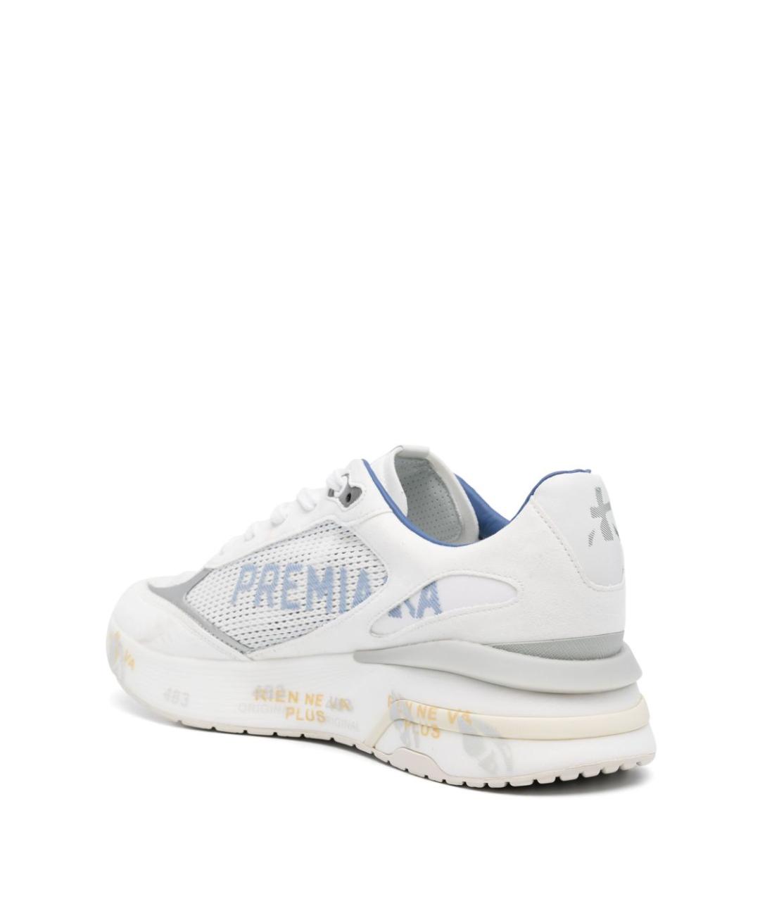 PREMIATA Белые низкие кроссовки / кеды, фото 4