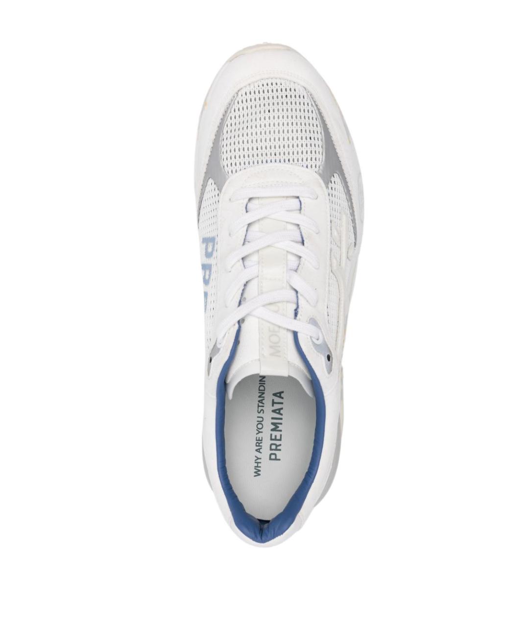 PREMIATA Белые низкие кроссовки / кеды, фото 3