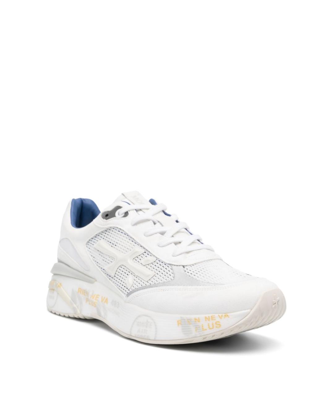 PREMIATA Белые низкие кроссовки / кеды, фото 2