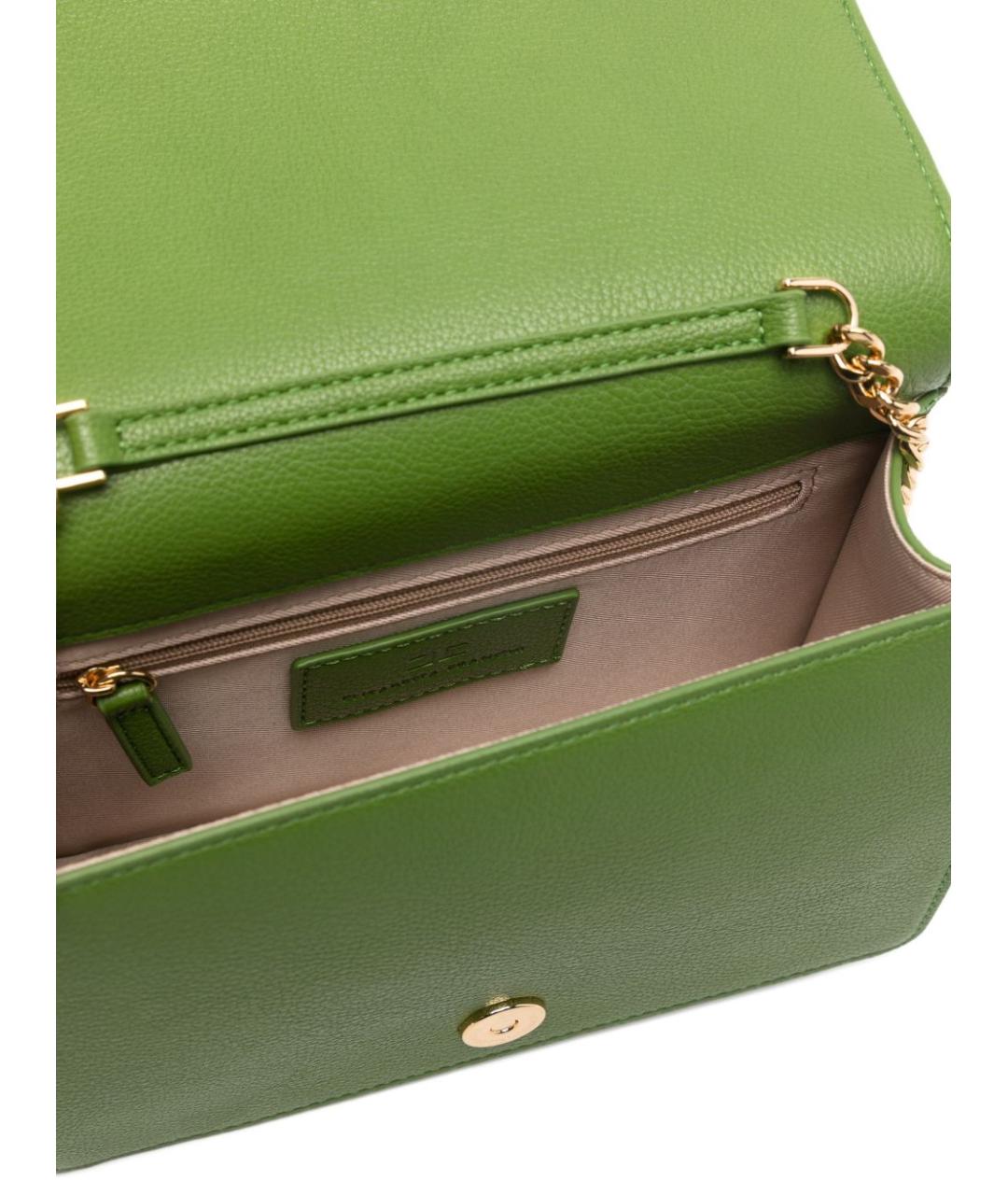 ELISABETTA FRANCHI Зеленая сумка через плечо, фото 3