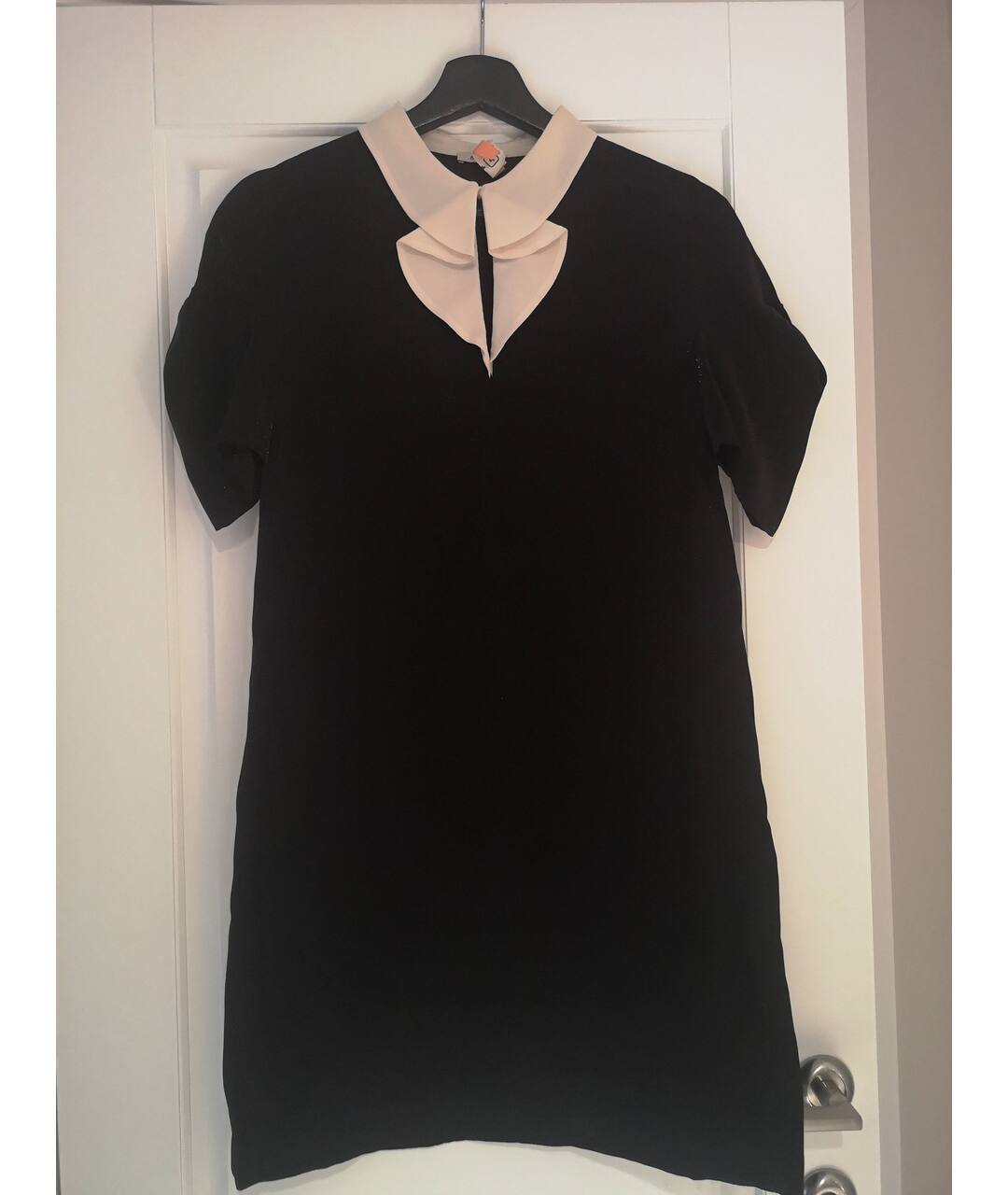 MIU MIU Черное шелковое повседневное платье, фото 7