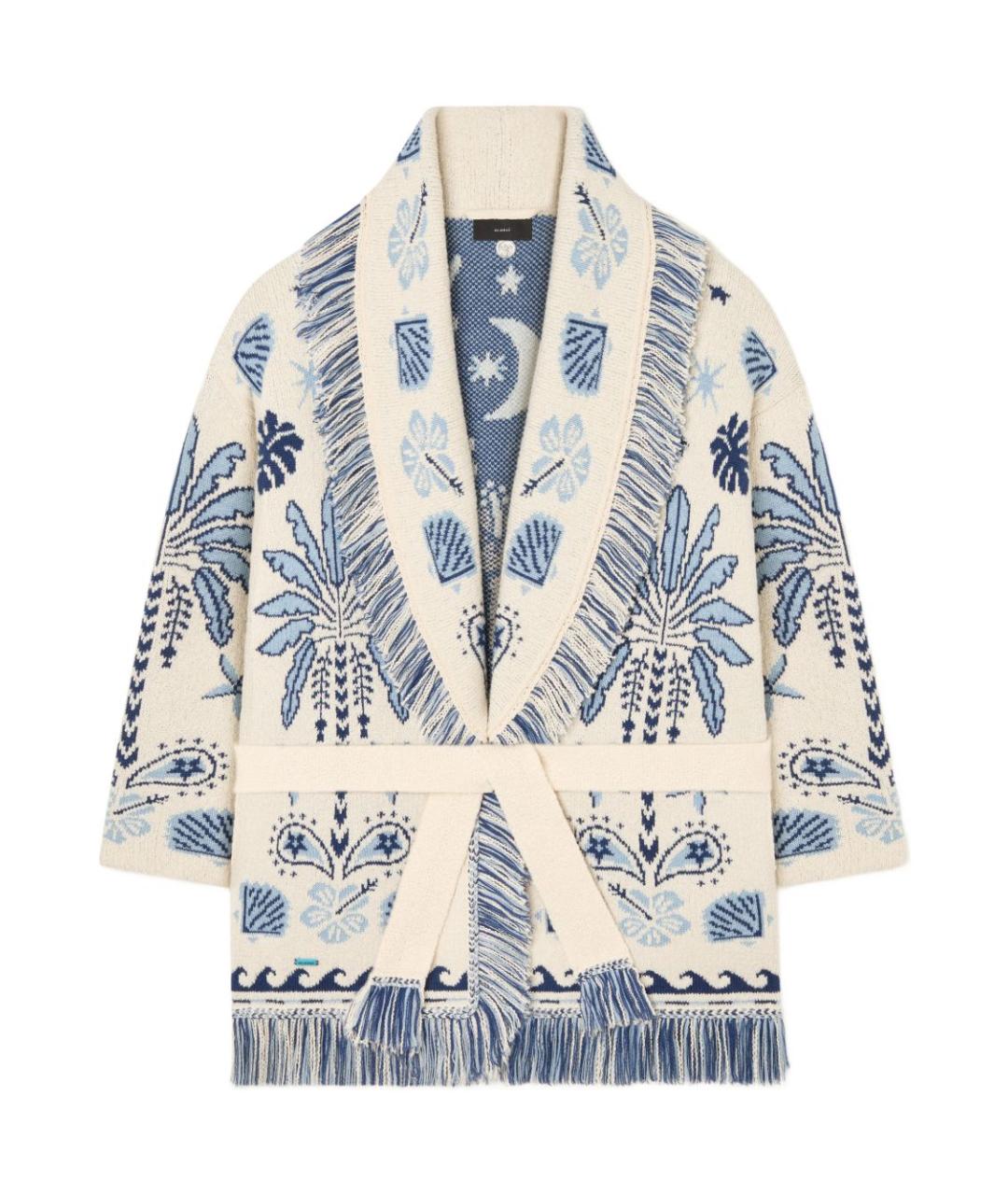 ALANUI Голубой шерстяной кардиган, фото 1