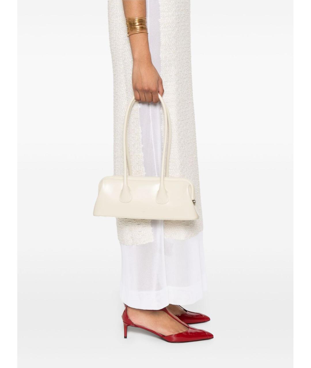 OSOI Бежевая кожаная сумка через плечо, фото 5