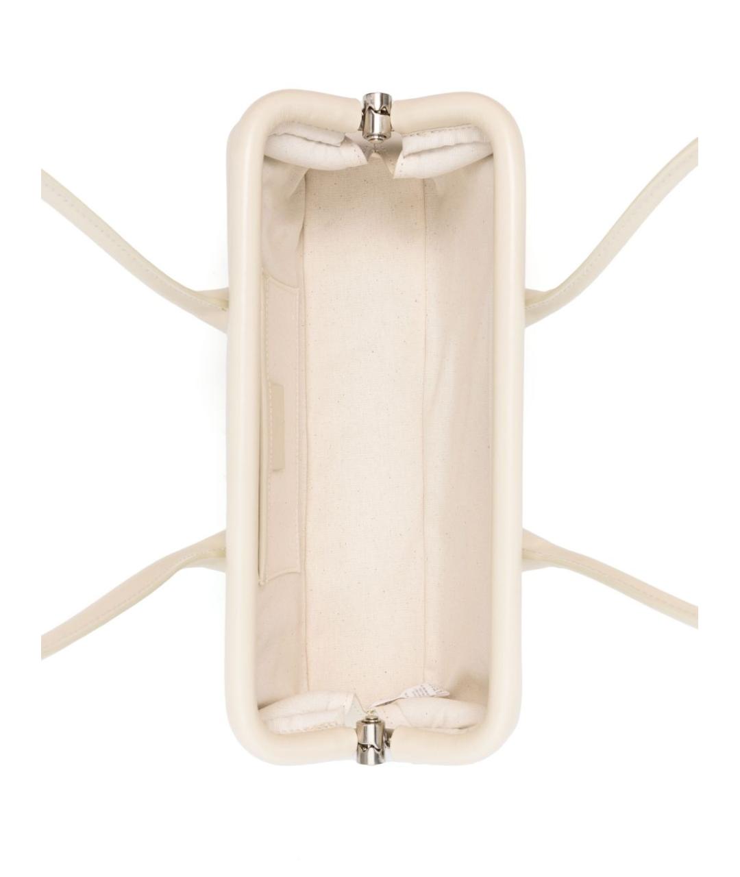 OSOI Бежевая кожаная сумка через плечо, фото 3