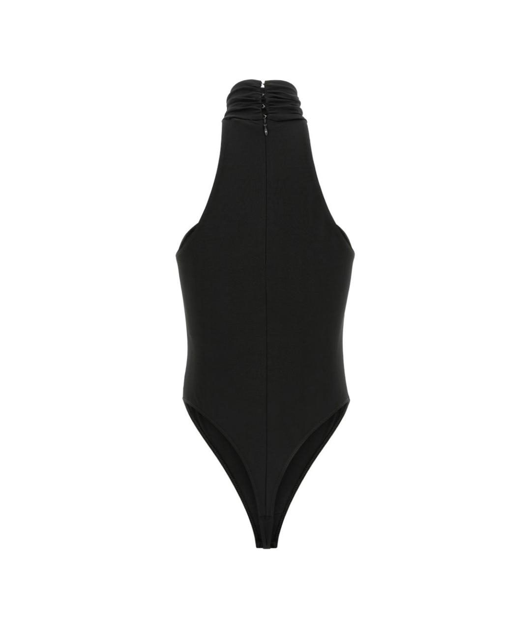 ELISABETTA FRANCHI Черная вискозная майка, фото 4