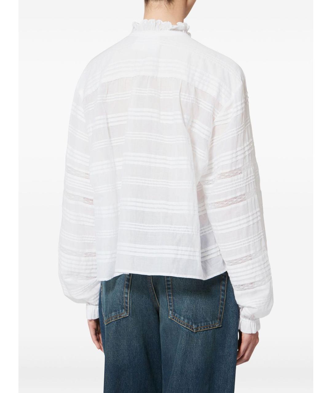 ISABEL MARANT ETOILE Белая хлопковая рубашка, фото 2