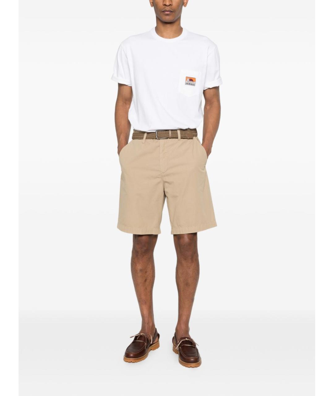 SEBAGO Бежевые хлопковые шорты, фото 2