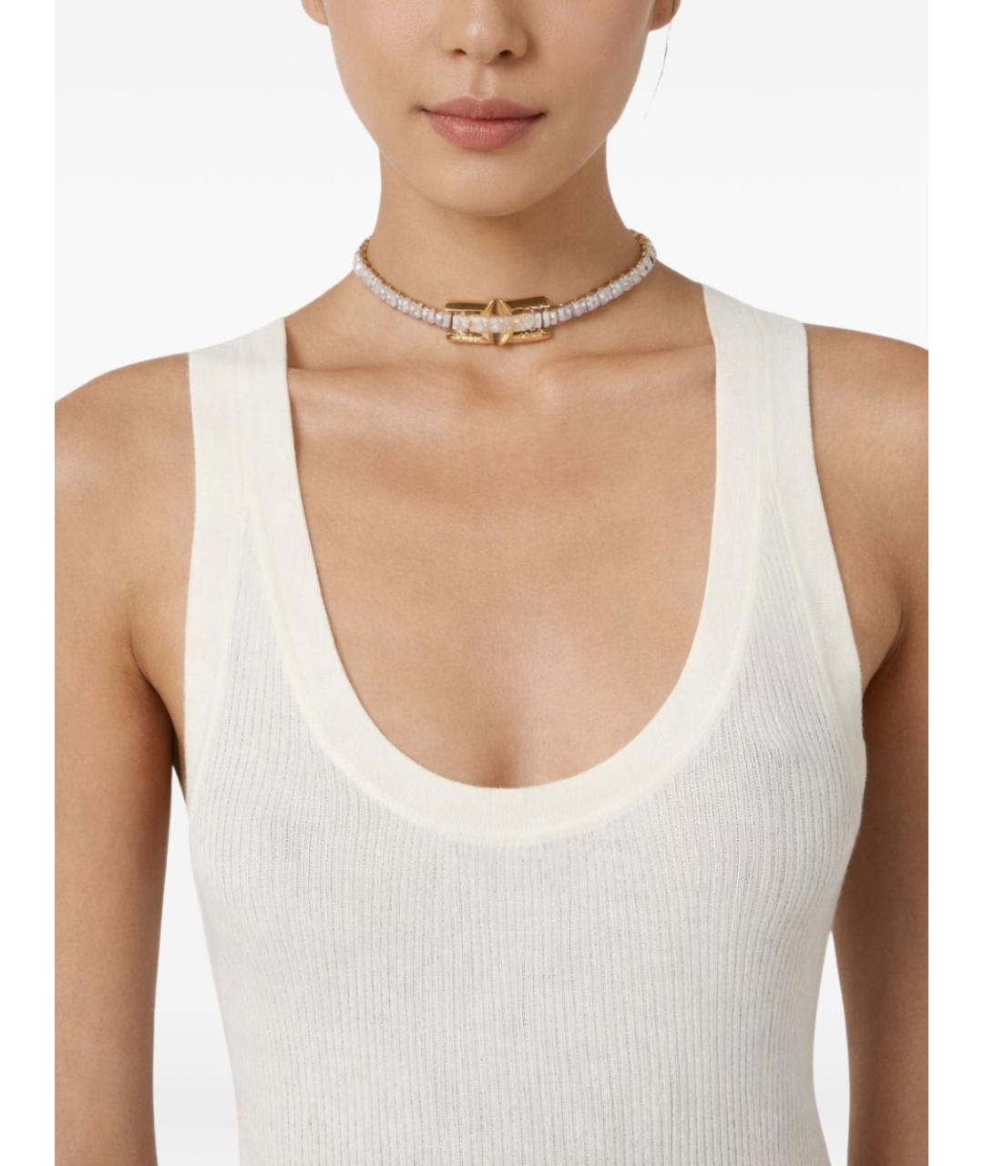 ELISABETTA FRANCHI Золотой металлический чокер, фото 2