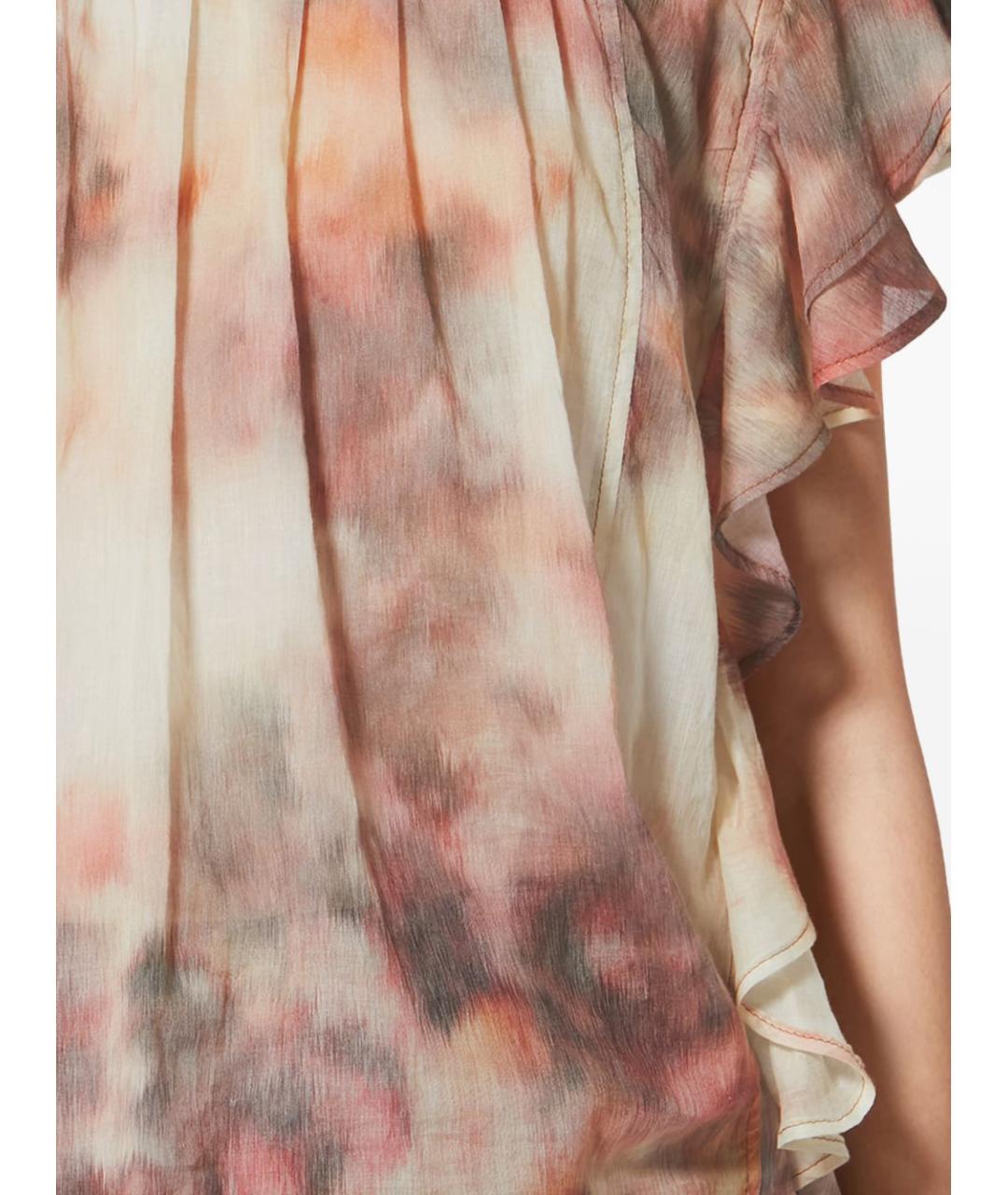 ISABEL MARANT ETOILE Бежевая хлопковая майка, фото 2