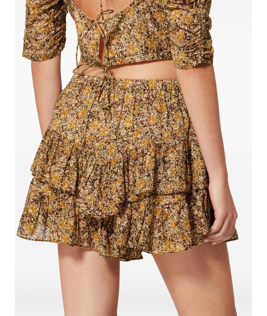 ISABEL MARANT ETOILE Хаки хлопковые шорты, фото 2