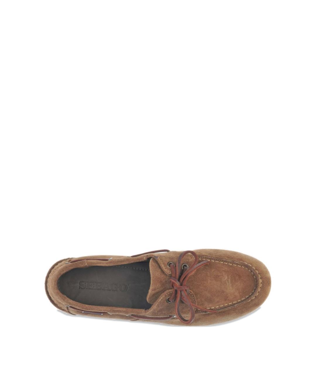 SEBAGO Коричневые кожаные лоферы, фото 5