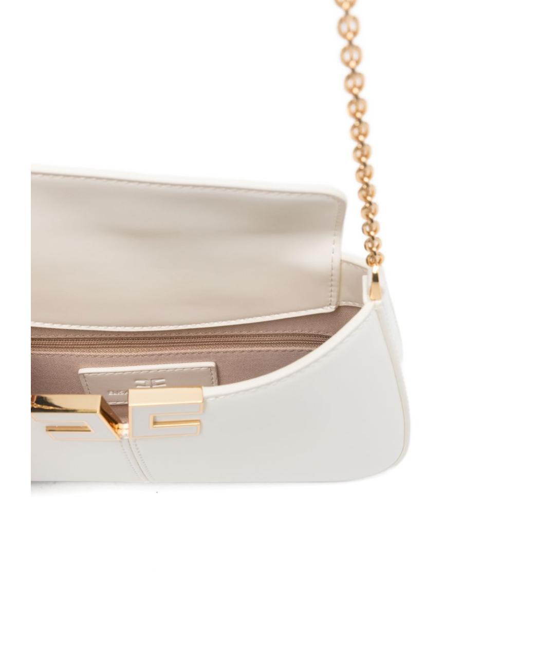 ELISABETTA FRANCHI Белая сумка через плечо, фото 2